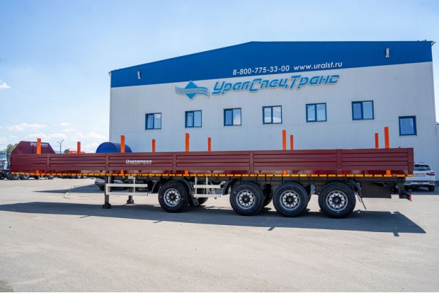 Полуприцеп бортовой ППБ 40Б-42ЛЛ-14К SEVEREST ССУ 1200, дисковые тормоза