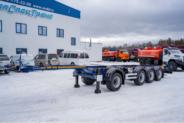 Полуприцеп контейнеровоз ППК 40Б-42ЛЛ-12 СЕВЕРЕСТ, ССУ 1100 мм ДОПОГ