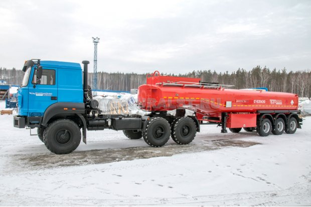 Полуприцеп цистерна бензовоз ППЦ 28Б-32Л (SAF) УСТ-94651