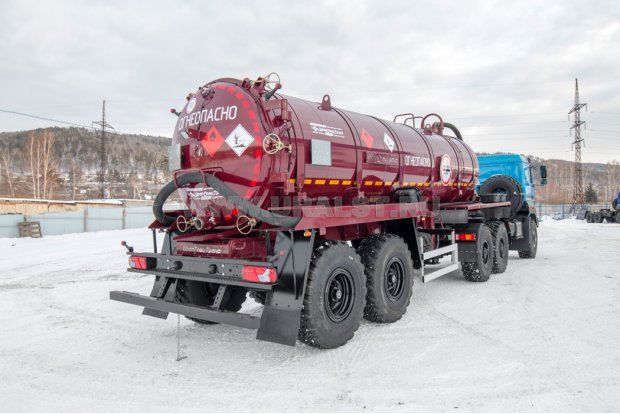 Полуприцеп цистерна вакуумная ППЦВ 17-21-ОД PNR УСТ 9465 рамная