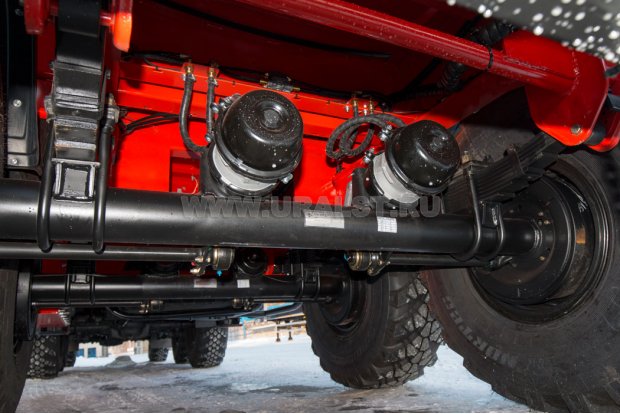 Рессорно-балансирная подвеска полуприцепа 