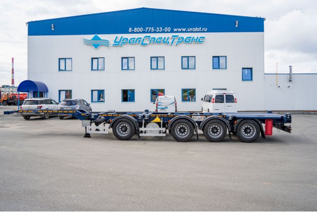 Полуприцеп-контейнеровоз ППК 40-42ЛЛ-12 SEVEREST высота ССУ 1100 мм, универсальный с ДОПОГ