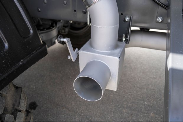 Обогрев емкости выхлопными газами