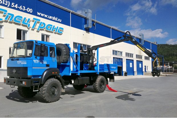Сортиментовоз специальный Урал 43206-79ПН с ГМ FARMI Forest 4067