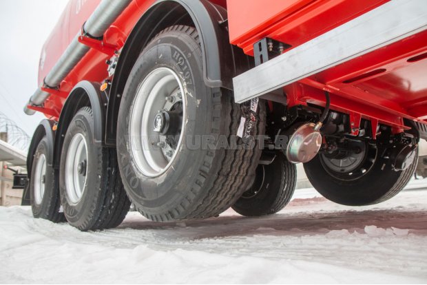 Подъемная ось - ленивец