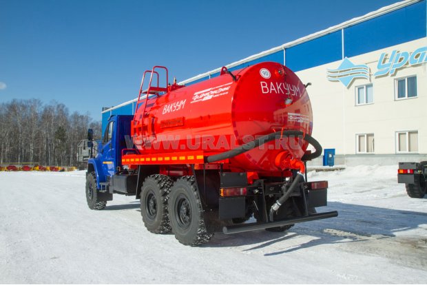 Вакуумная машина МВ-10ТО КО УСТ 5453 Урал 4320-1951-72 NEXT нерж