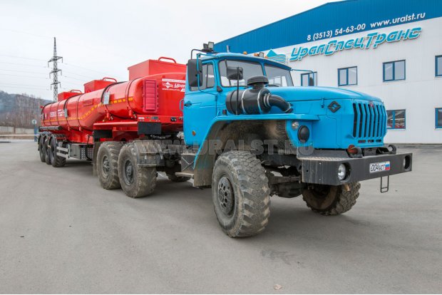 Полуприцеп-цистерна ППЦ 30-31-3НУ УСТ 9465 рамная, насос, УВТ