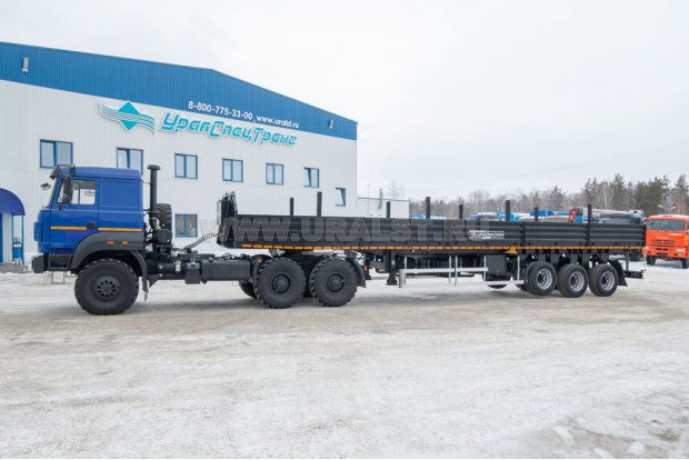 Полуприцеп-бортовой ППБ 30-32Л-14К УСТ 9465 ССУ 1530 мм