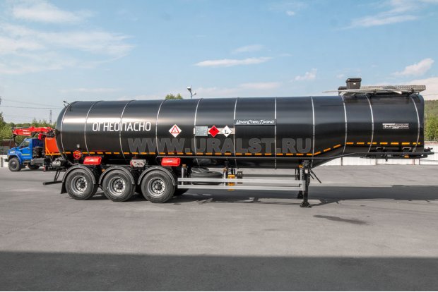 Полуприцеп цистерна битумовоз ППЦБ 38ТК-32 BPW высота ССУ 1450 мм