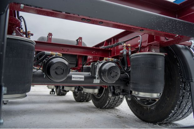 Пневматическая подвеска полуприцепа