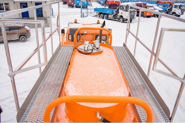 Площадка обслуживания цистерны