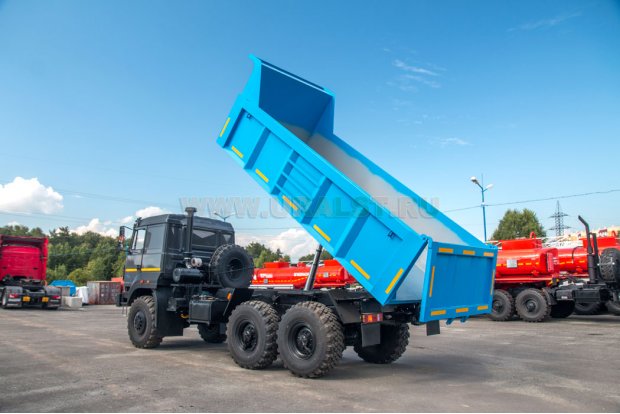 Самосвальный автомобиль 58312G Урал 55571 задняя разгрузка