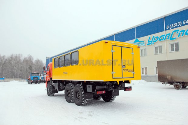 Автобус грузопассажирский ГПА УСТ 5453 (20+2) закр. Камаз 43118-50