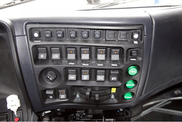 Управление насосом из кабины водителя