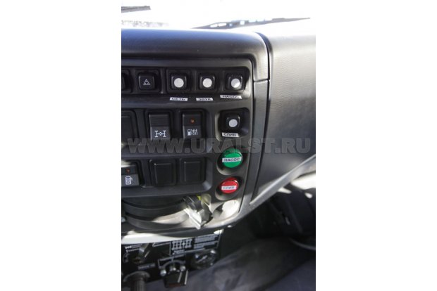 Управление насосной установкой в кабине водителя