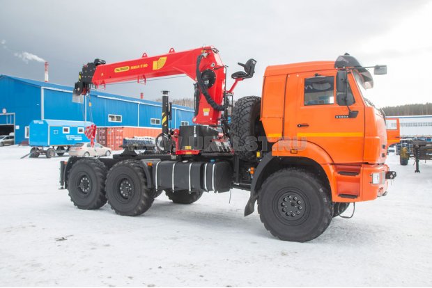 Седельный тягач Камаз 53504 с КМУ ИТ-180 УСТ