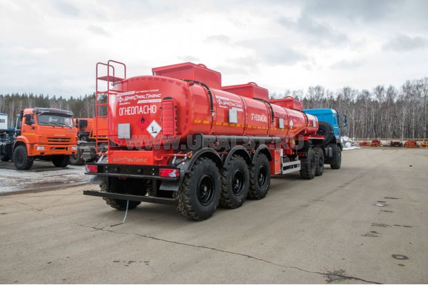 Полуприцеп цистерна ППЦ 26-31-3НУ УСТ 9465К рамная, насос, УВТ