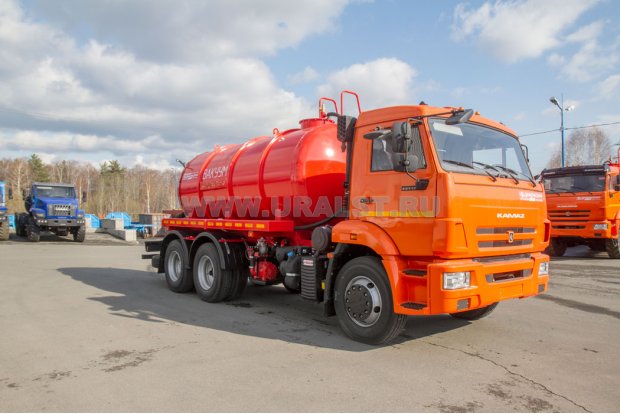 Автоцистерна вакуумная коммунальная МВ-10 КО УСТ 5453L4 Камаз 65115-48(А5)