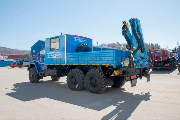 Грузопассажирский автомобиль ГПА 6+2 откр. с КМУ ИМ-95 УСТ 5453 Урал NEXT 4320-6951-72