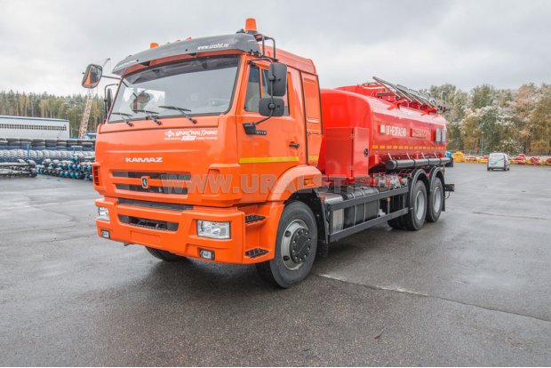 Автоцистерна для ГСМ АЦ-15-2 УСТ 5453 Камаз 65115-50 доработка под ДОПОГ