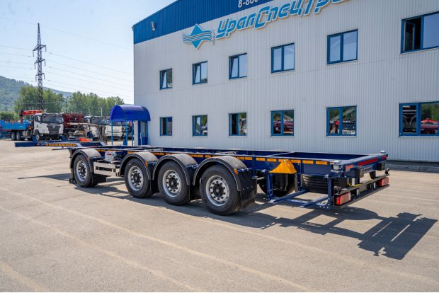 Полуприцеп-контейнеровоз ППК 40Б-42ЛЛ-12 СЕВЕРЕСТ, ССУ 1100 мм дисковые тормоза