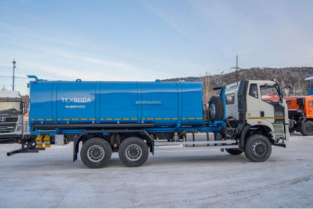 Автоцистерна АЦВ-19ТНО, УСТ 5453 FAW 3250 (6х6), КБ 4800