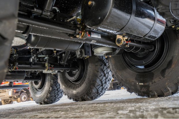 Пневматическая подвеска полуприцепа