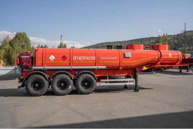 Полуприцеп цистерна для нефти (нефтевозы) ППЦН 25-32Л рамная