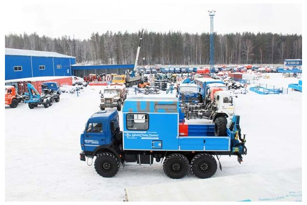 Фургон АРОК Камаз с краном-манипулятором ИМ-77