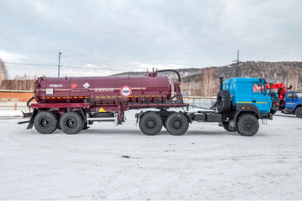 Полуприцеп цистерна вакуумная ППЦВ 17-21-ОД PNR УСТ 9465 рамная