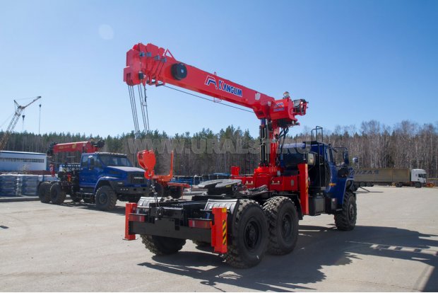 Седельный тягач с КМУ KS-2056 УСТ 5453 Урал 4320-1951-72