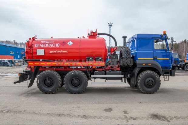 Автоцистерна вакуумная нефтепромысловая АКН-10-ОД PNR УСТ  545317 Урал 5557-80(Е5) сп.м., доработка под ДОПОГ