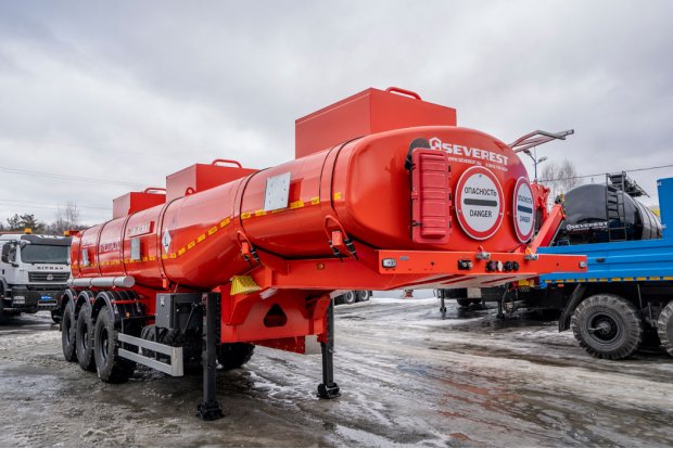 Полуприцеп цистерна ППЦ 26-31-3Н УСТ 9465 рамная, насос, базовая комплектация ССУ 1480 