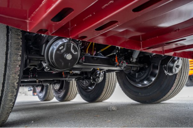 Пневматическая подвеска полуприцепа