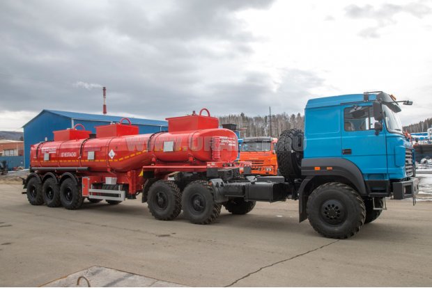 Полуприцеп цистерна ППЦ 26-31-3НУ УСТ 9465К рамная, насос, УВТ