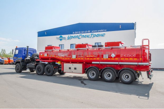 Полуприцеп цистерна ППЦ 28-32-3Н BPW УСТ 9465 рамная, насос, пневмоподвеска