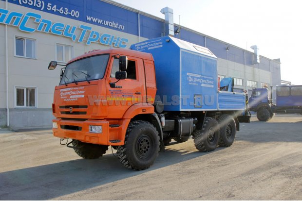 Агрегат наземного ремонта водоводов УСТ-5453 на шасси Камаз 5350 с КМУ ИМ-55