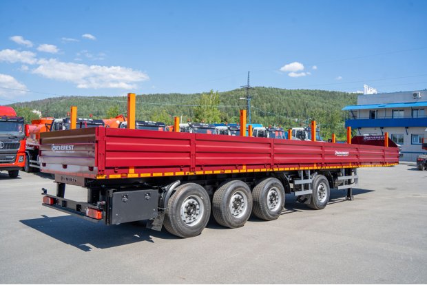 Полуприцеп бортовой ППБ 40Б-42ЛЛ-14К SEVEREST ССУ 1200, дисковые тормоза