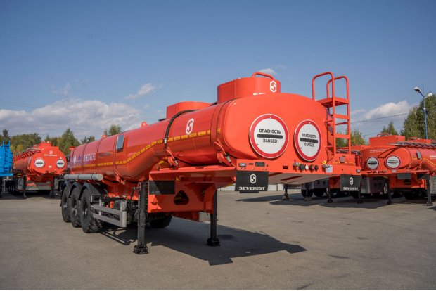 Полуприцеп цистерна для нефти (нефтевозы) ППЦН 25-32Л рамная