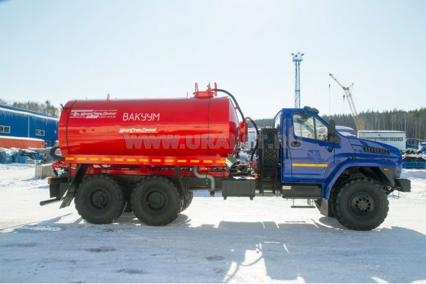 Вакуумная машина МВ-10ТО КО УСТ 5453 Урал 4320-1951-72 NEXT нерж