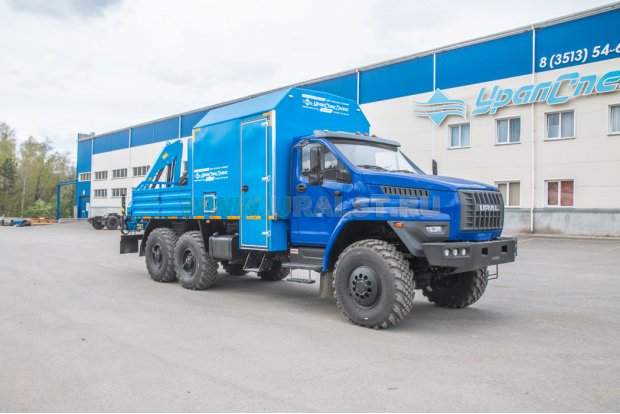 Автофургон АРОК с КМУ ИМ-55 УСТ 5453 Урал NEXT 4320-72Е5Г38