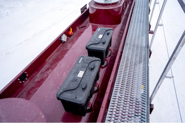 Ящик для песка и кошмы