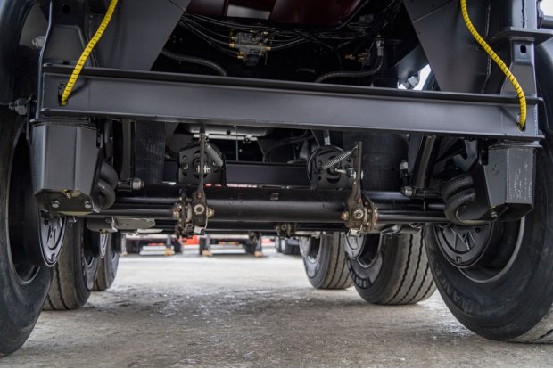 Пневматическая подвеска полуприцепа