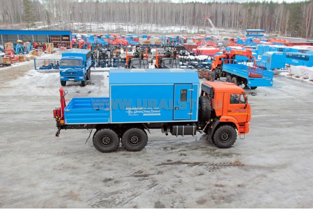 Камаз ТБМ 43118-46 с КМУ ИМ-20 УСТ-5453