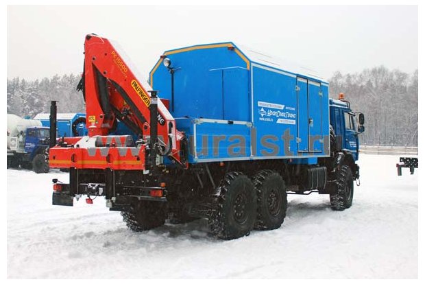 Фургон Камаз ПАРМ с Palfinger PK-15500