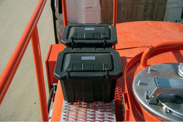 Ящик для песка. Кошма