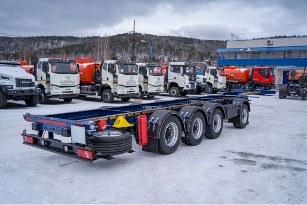 Полуприцеп контейнеровоз ППК 40Б-42ЛЛ-12 СЕВЕРЕСТ, ССУ 1100 мм ДОПОГ