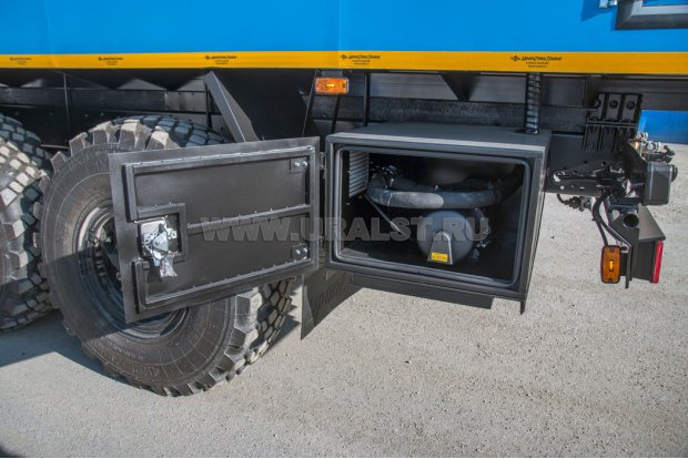 Система подогрева баков от  расположенном в подкузовном ящике