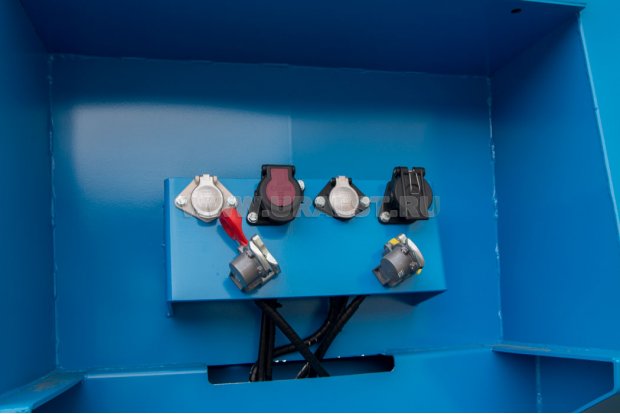 Разъемы пневматичиеской системы и электрической сети