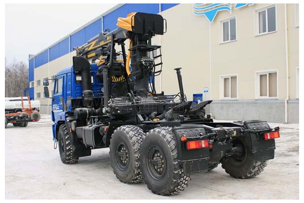 Седельный тягач с гидроманипулятором VM10L74